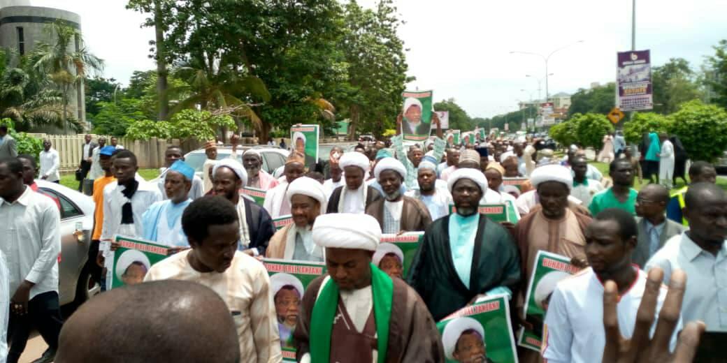  free zakzaky protest in Abuja on thurs 4th july 2019